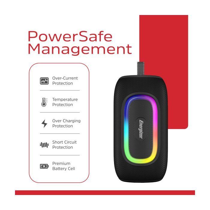 Акустическая система Energizer BTS163 Black (BTS163) изображение 12