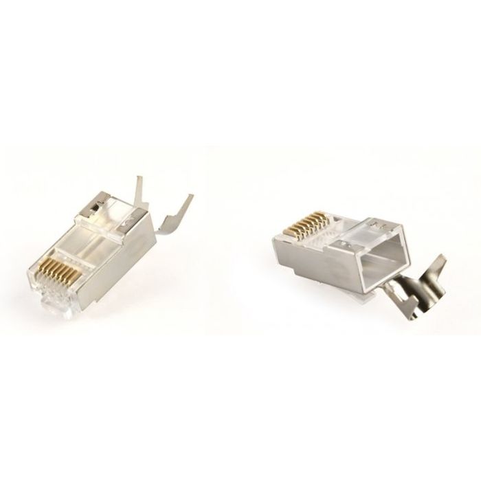 Коннектор RJ45 cat.7 FTP 8P8C * 100 (сквозные отв., позолоч. конт.) Cablexpert (LC-PTF7-01/100) изображение 2