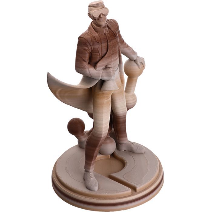 Пластик для 3D-принтера Polymaker PLA PANCHROMA GRADIENT MATTE 1,75mm 1kg SUMMER (CA04057) зображення 3