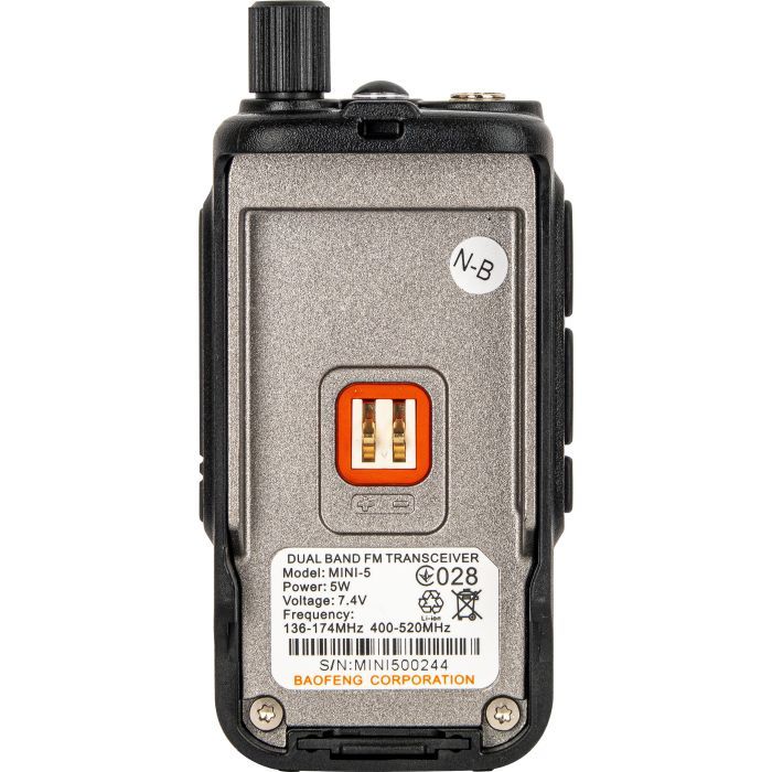 Портативна рація Baofeng UV-5R_MINI_Black_Single зображення 7