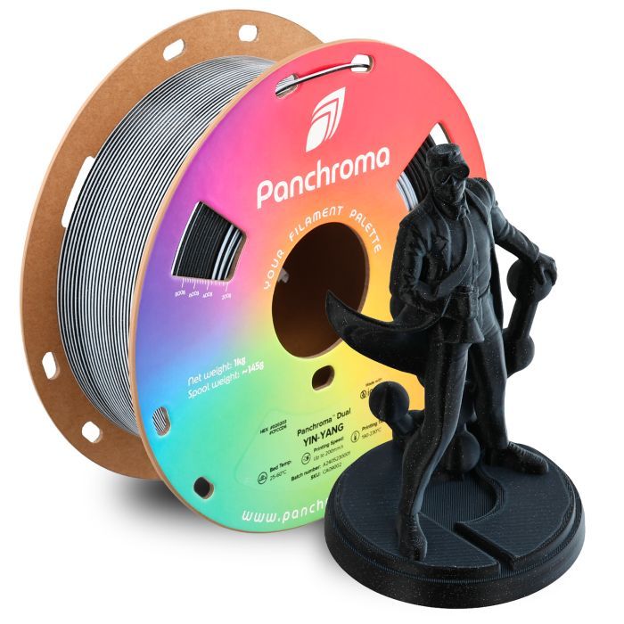 Пластик для 3D-принтера Polymaker PLA PANCHROMA DUAL 1,75mm 1kg YIN-YANG (CA09002) зображення 4