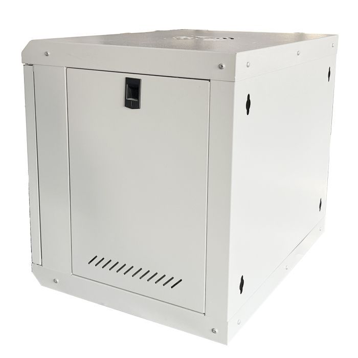 Шафа настінна GEAR 9U 19" 530x400x450 мм, + полка 19", grey (GWMSN-9U-530-400G) зображення 4