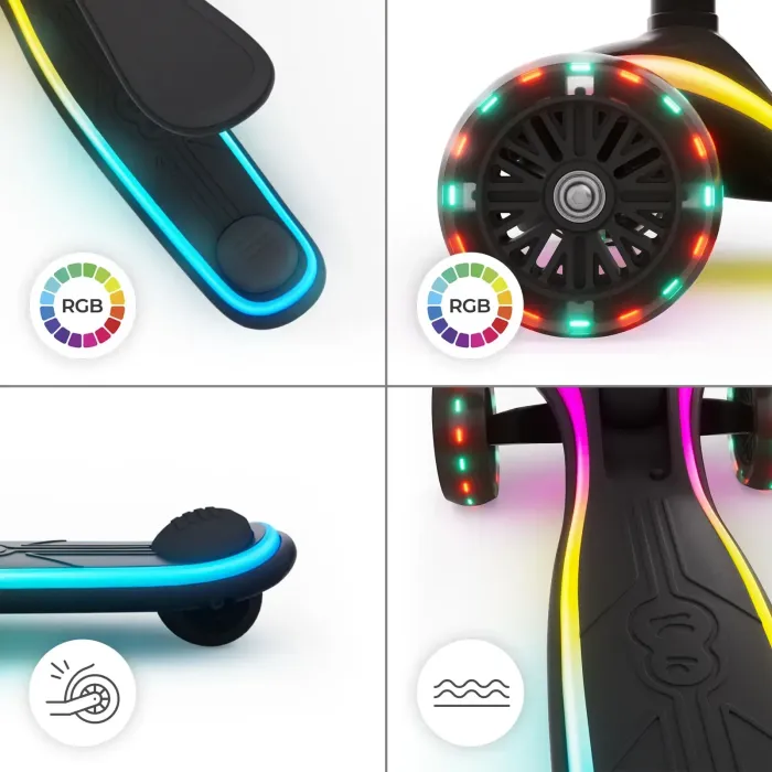 Самокат Kinderkraft 2-в-1 Raket Up Black (KRRAUP00BLK0000) (5902533930029) изображение 6