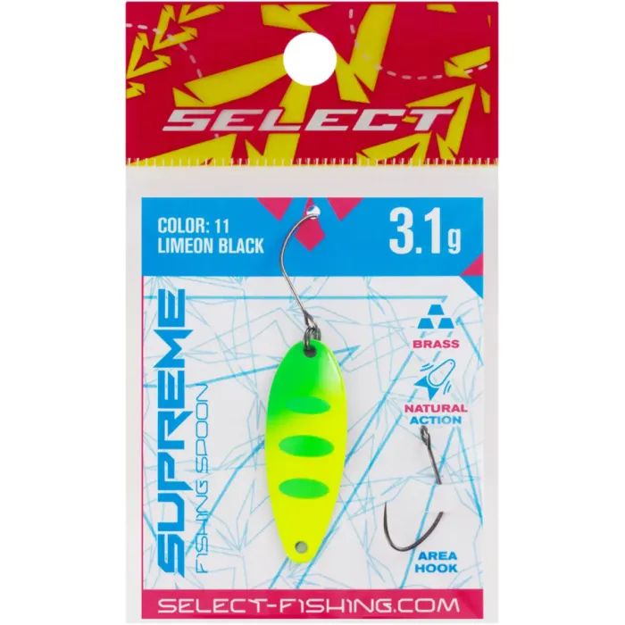 Блешня Select Supreme 3.1g 34mm 20 Dark Blinker (1870.80.78) зображення 2