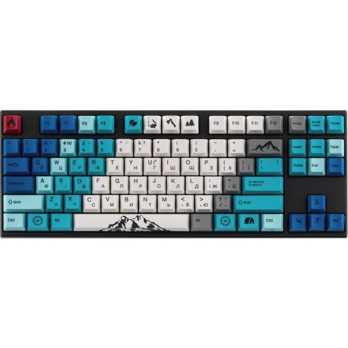 Клавиатура Varmilo APG87 Summit R1 C-TK Brown Wireless White Led UA (A94A050D3A5A17A007)