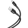 Дата кабель USB 2.0 AM to Micro 5P 1.0m 2A black XO (NB212-AM.black)
