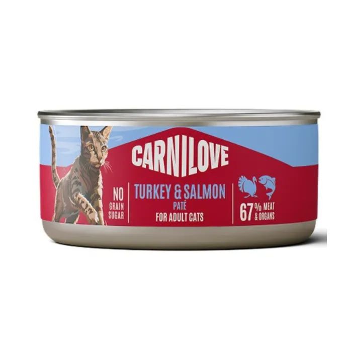 Паштет для кошек Carnilove Turkey & Salmon 100 г (8595602582891)