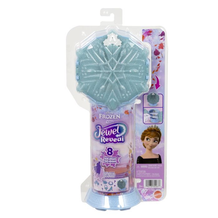 Кукла Disney Frozen набор-сюрприз Сияние самоцветов Анна (JJY37) изображение 4