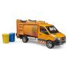 Масштабна модель автомобіля Bruder Сміттєвоз MB Sprinter (02682) зображення 2
