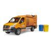 Масштабна модель автомобіля Bruder Сміттєвоз MB Sprinter (02682) зображення 3
