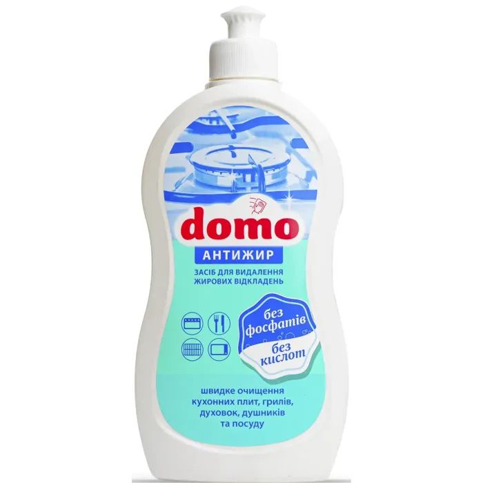 Рідина для чищення кухні Domo Антижир 500 мл (4820024949750)