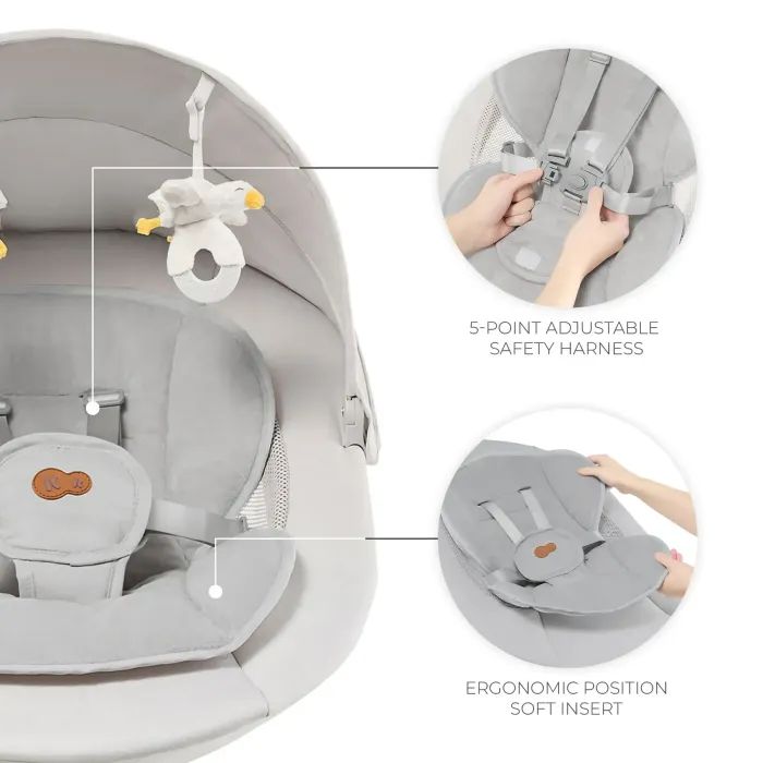 Кресло-качалка Kinderkraft Tulsy Beige (5902533926527) изображение 4