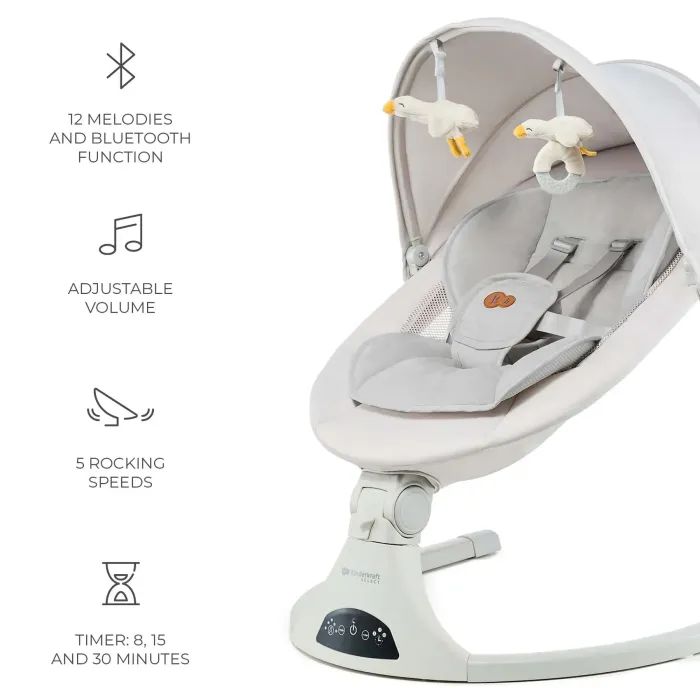 Кресло-качалка Kinderkraft Tulsy Beige (5902533926527) изображение 6