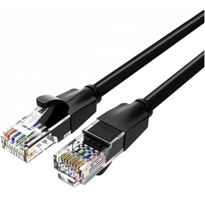 Патч-корд 30м, UTP cat 6 RJ-45 black Vention (IBEBT)