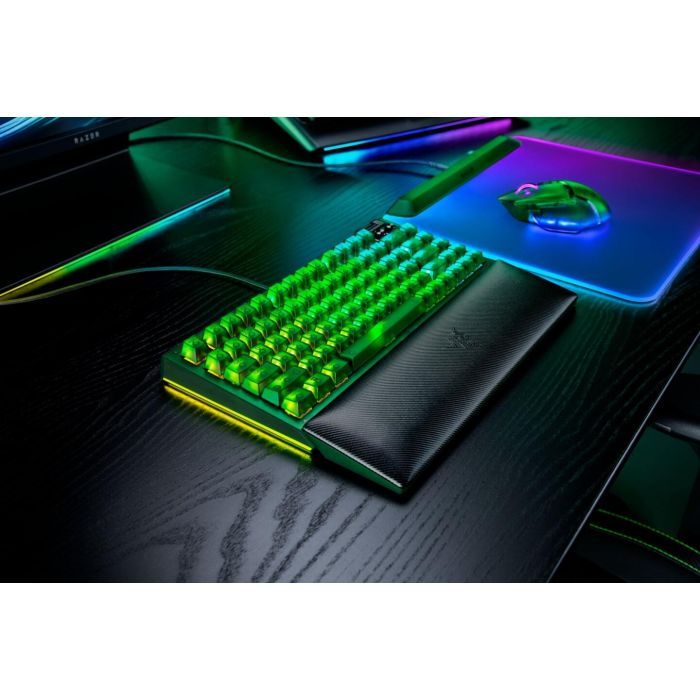 Клавиатура Razer BlackWidow V4 75% USB UA Phantom Green (RZ03-05003300-R3M1) изображение 7