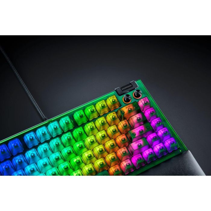 Клавиатура Razer BlackWidow V4 75% USB UA Phantom Green (RZ03-05003300-R3M1) изображение 8