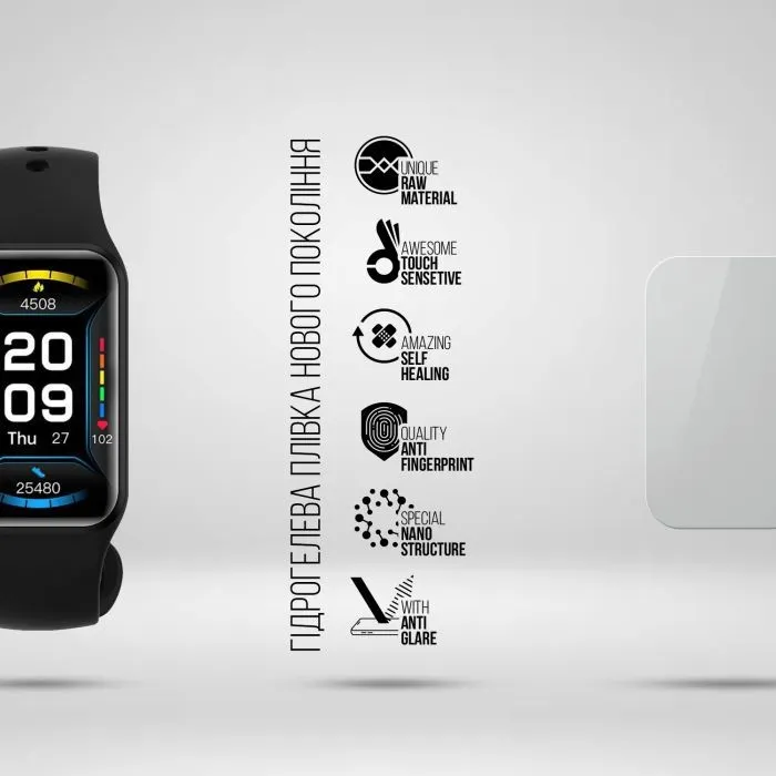 Пленка защитная Armorstandart Matte hydrogel Blackview R1 42mm 6 pcs (ARM92000) изображение 2