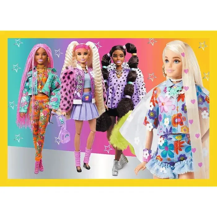 Пазл Trefl Barbie Веселый мир Барби 4 в 1 (35, 48, 54, 70) (5900511346268) изображение 2