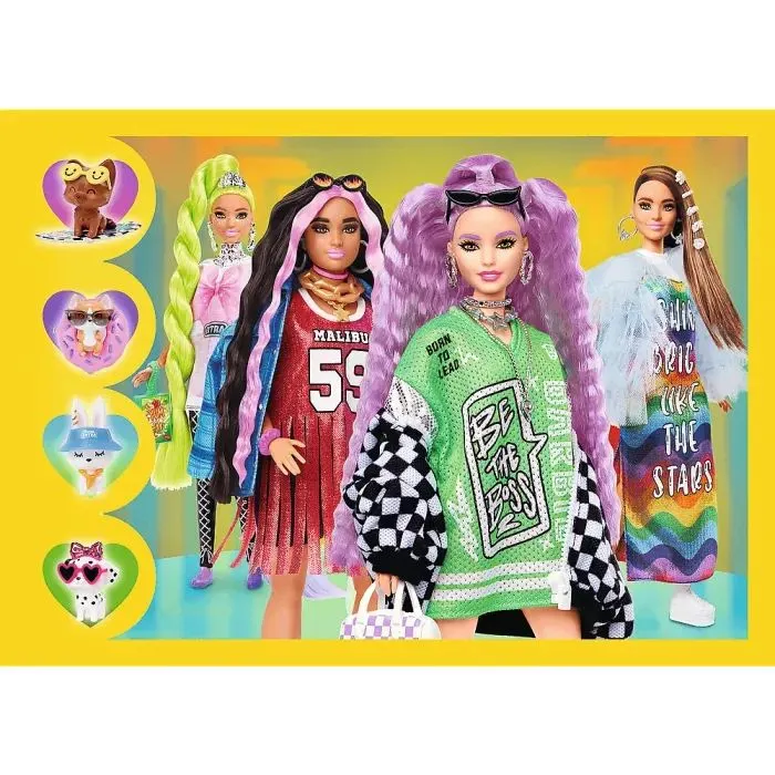 Пазл Trefl Barbie Веселый мир Барби 4 в 1 (35, 48, 54, 70) (5900511346268) изображение 3