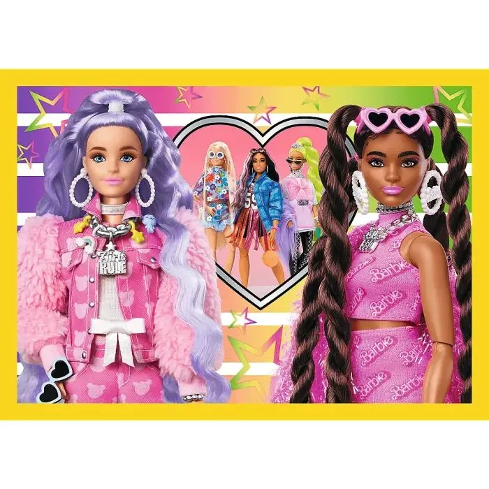Пазл Trefl Barbie Веселый мир Барби 4 в 1 (35, 48, 54, 70) (5900511346268) изображение 4