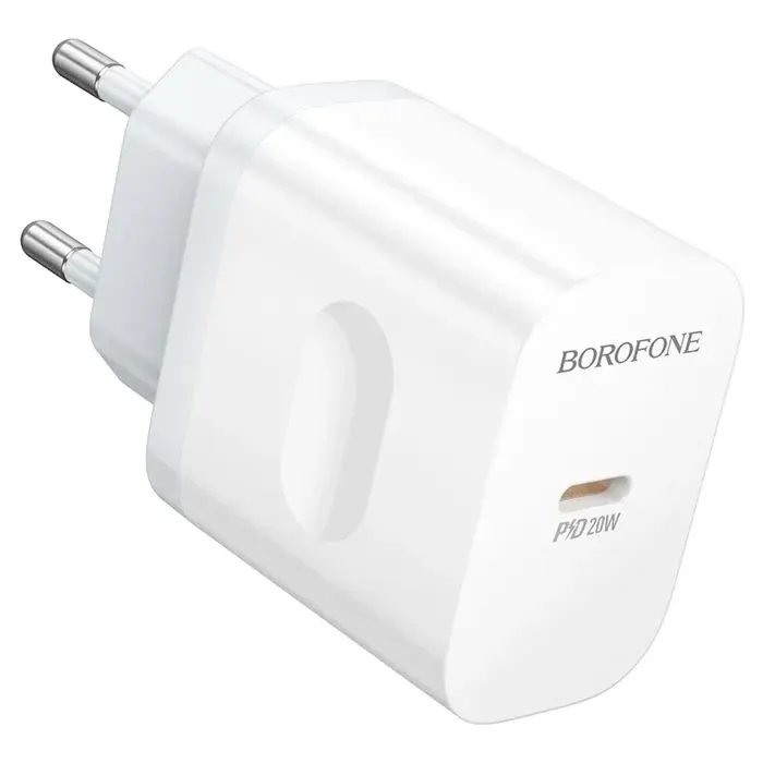 Зарядное устройство BOROFONE BA99A USB-C PD20W white (6941991121357) изображение 2