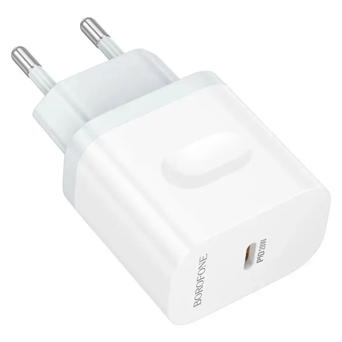 Зарядное устройство BOROFONE BA99A USB-C PD20W white (6941991121357) изображение 5