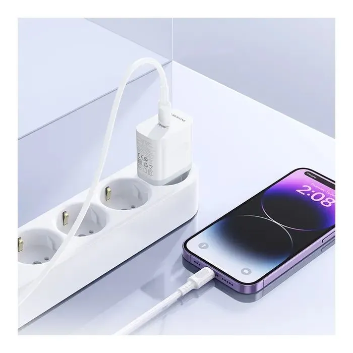Зарядное устройство BOROFONE BA99A USB-C PD20W white (6941991121357) изображение 8