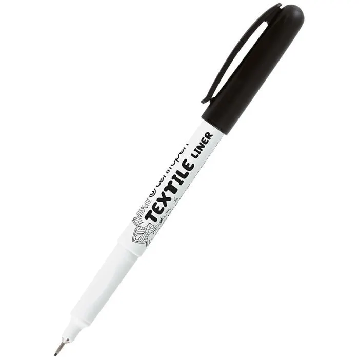 Маркер Centropen Textile Liner 2639 0.6-0.8 мм черный (2639/01)