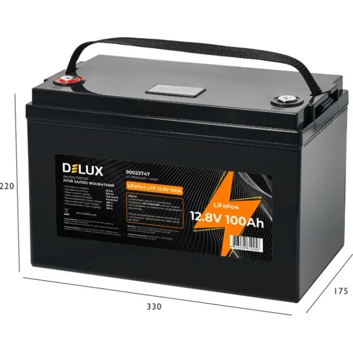 Батарея LiFePo4 Delux LFB 12.8V 100A (90023747) изображение 2