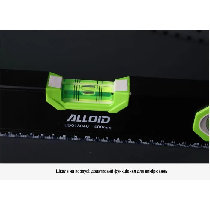 Рівень Alloid Pro, 60см, 3 капсули, з магнітом (LD-013060) зображення 3