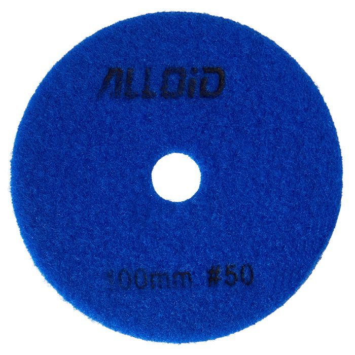 Круг зачистной Alloid Pro, алмазный, шлифовальный, на липучке, 100мм, зерно 1000 (DD-63289) изображение 2