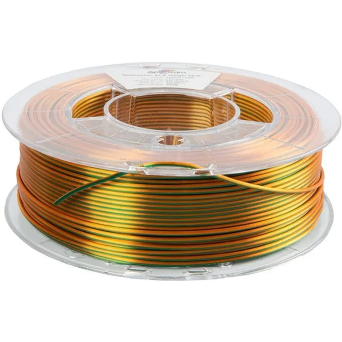 Пластик для 3D-принтера Spectrum PLA Magic SILK 1.75mm 0.25kg Amber Leaf (81394) зображення 2