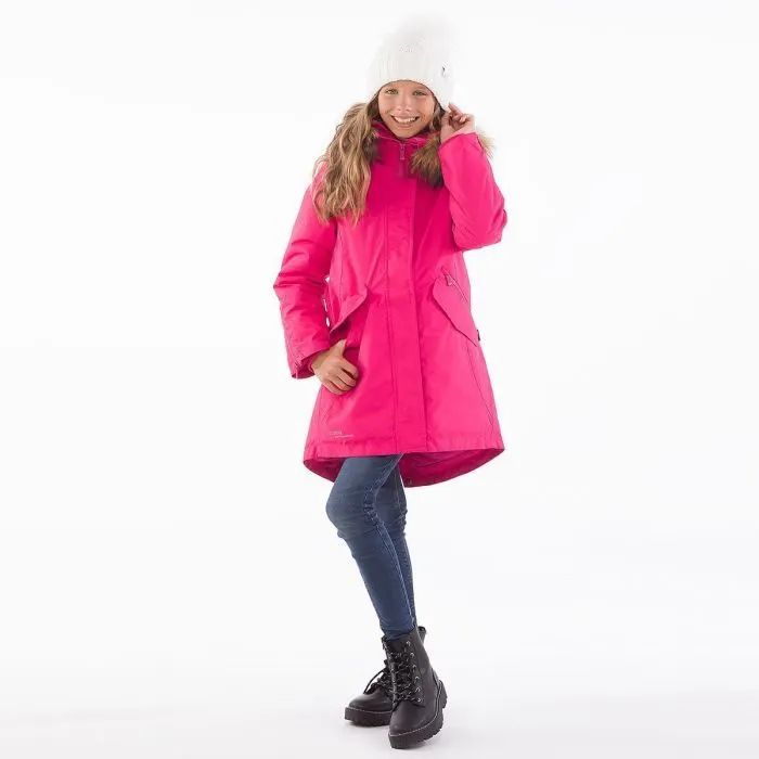 Пальто дитяче Huppa VIVIAN 1 12490120 фуксія 00063 134 (4741468739588) зображення 7