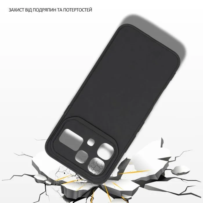 Чехол для мобильного телефона BeCover Silicone Infinix Note 60 Pro (X6878) Black (716045) изображение 4