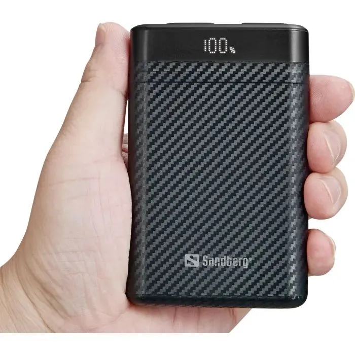 Батарея универсальная Sandberg 10000mAh, 20W, PD, Survivor Nano, IPX8 (421-32) изображение 5