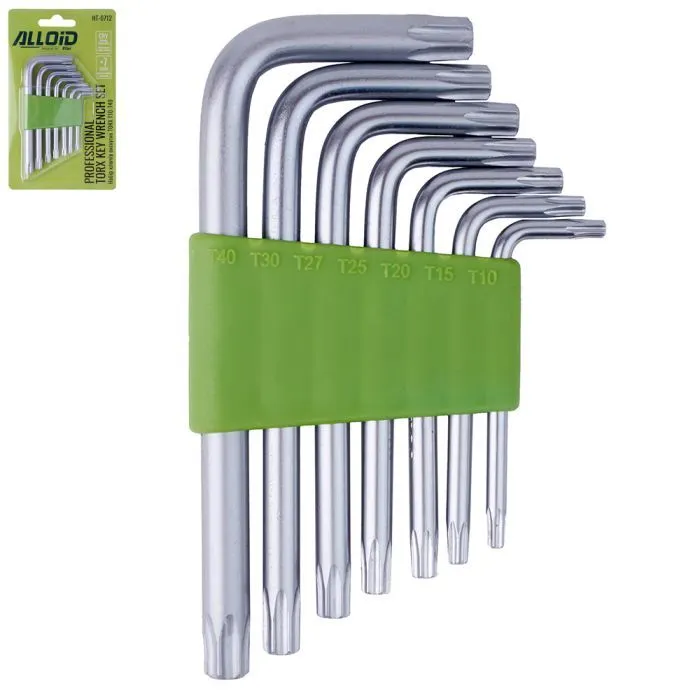 Ключ Alloid вигнутий TORX, 7шт. (HT-0712) зображення 3