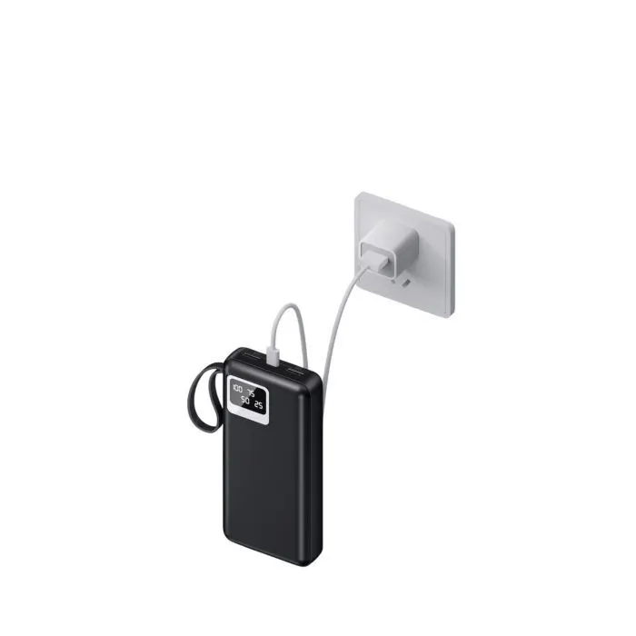 Батарея универсальная XoKo 20000mAh, 10W, LED flashlight, black (WK-R37) изображение 11