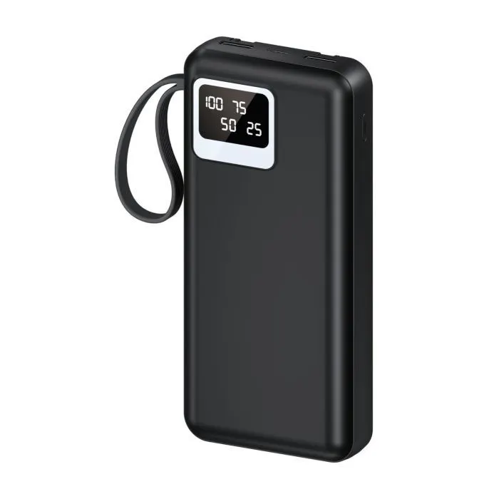 Батарея универсальная XoKo 20000mAh, 10W, LED flashlight, black (WK-R37) изображение 12