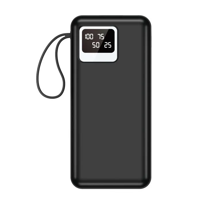 Батарея универсальная XoKo 20000mAh, 10W, LED flashlight, black (WK-R37)