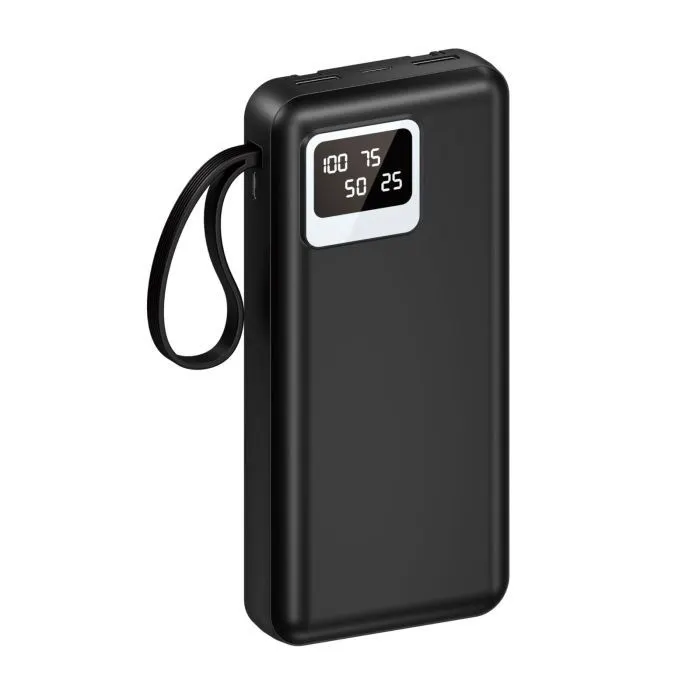 Батарея универсальная XoKo 20000mAh, 10W, LED flashlight, black (WK-R37) изображение 3