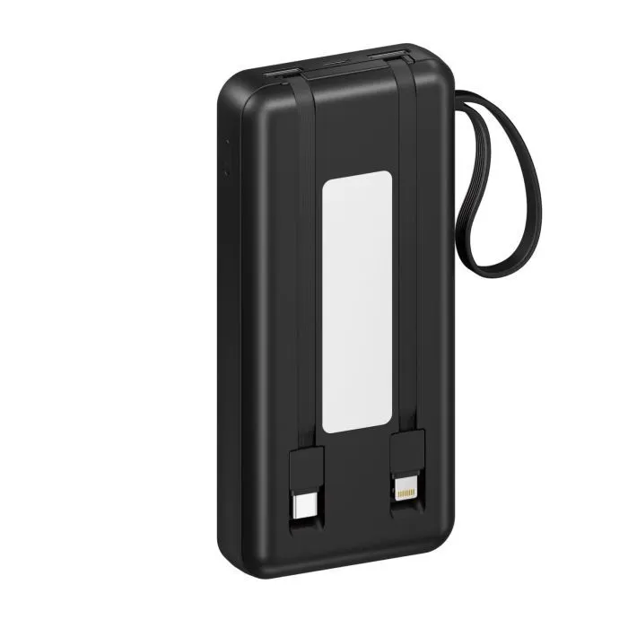 Батарея универсальная XoKo 20000mAh, 10W, LED flashlight, black (WK-R37) изображение 4