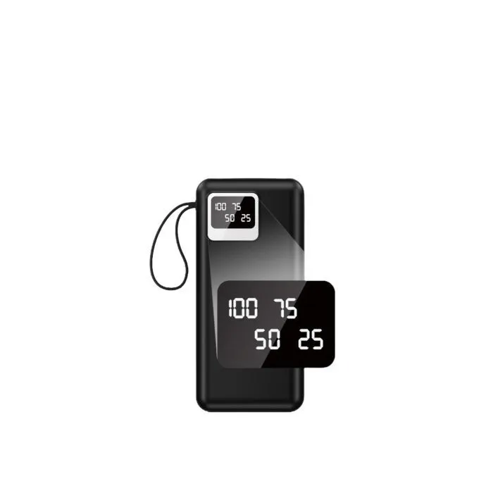 Батарея универсальная XoKo 20000mAh, 10W, LED flashlight, black (WK-R37) изображение 9