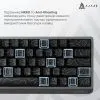 Клавіатура Ajazz NacodeX NK68 V2 Red Switch LED USB UA Purple/White/Blue (NK68-V2-R-PWB) зображення 11