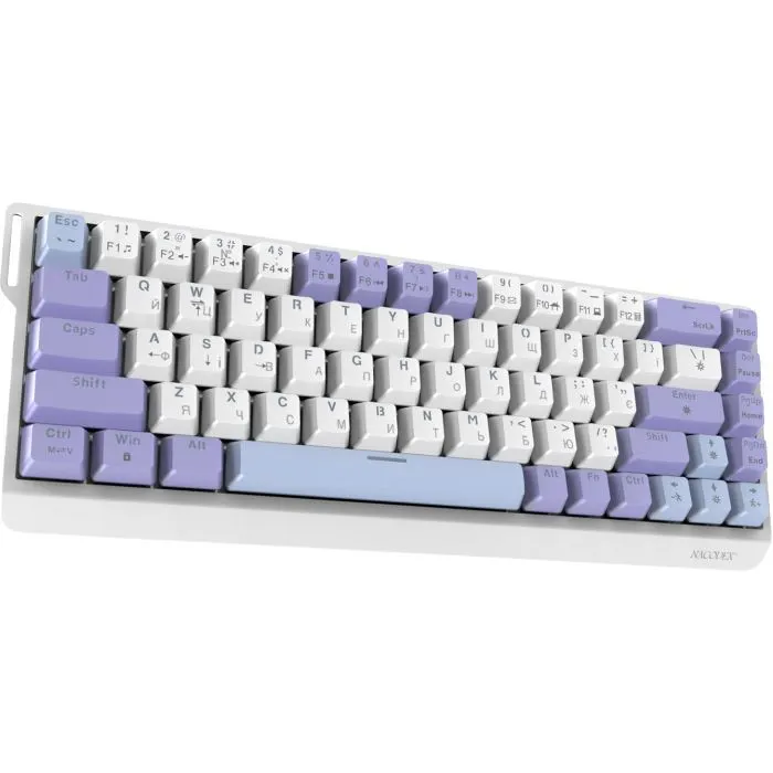 Клавіатура Ajazz NacodeX NK68 V2 Red Switch LED USB UA Purple/White/Blue (NK68-V2-R-PWB) зображення 3