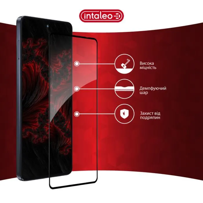 Скло захисне Intaleo Full Glue ESD Moto G86 Black (1283126627613) зображення 5