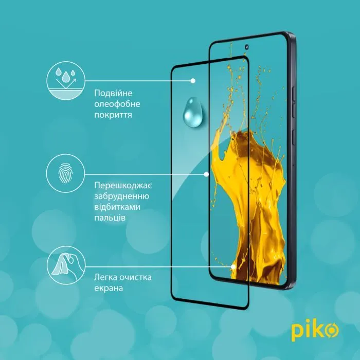 Скло захисне Piko Full Glue ESD Moto G86 Power Black (1283126627675) зображення 5