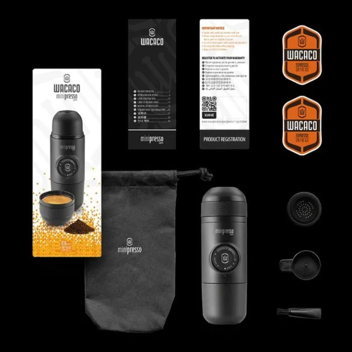 Портативна кавоварка Wacaco Minipresso GR та рушники (WMINIGR_WBT2_set) зображення 5