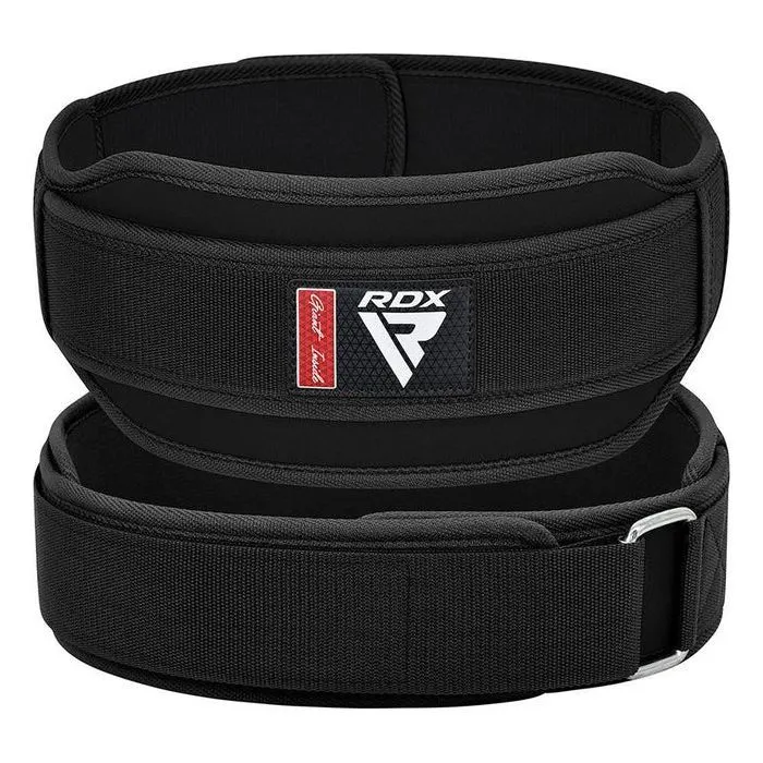 Атлетичний пояс RDX RX5 Double Belt Black M (WBD-RX5B-M)