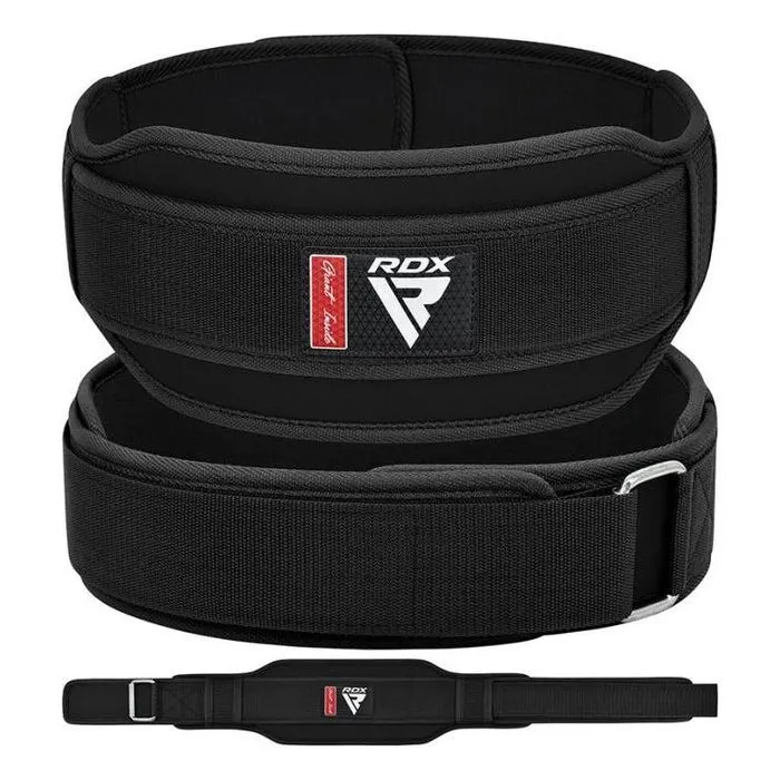 Атлетичний пояс RDX RX5 Double Belt Black M (WBD-RX5B-M) зображення 8