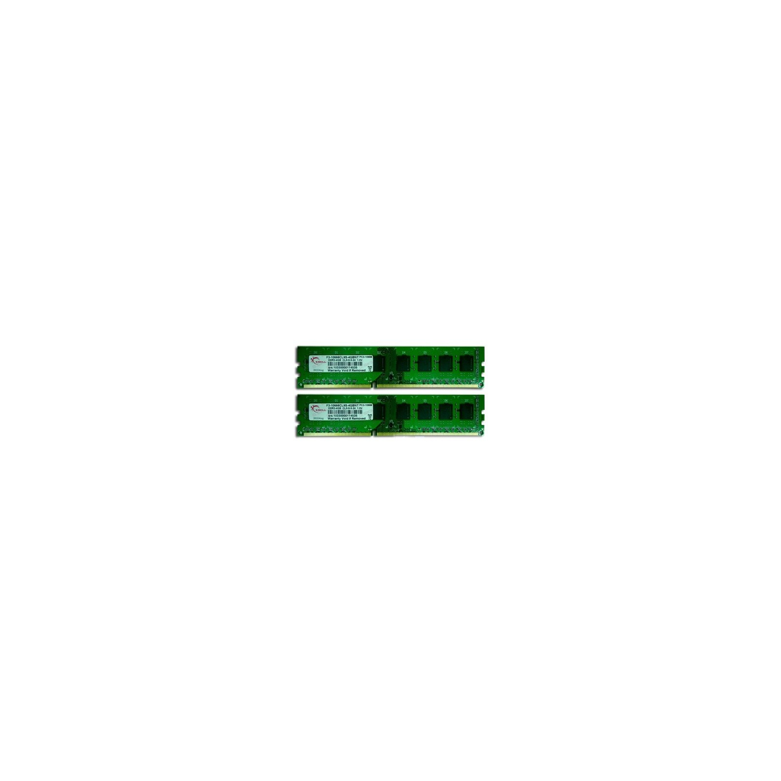 Модуль пам'яті для комп'ютера DDR3 8GB (2x4GB) 1333 MHz G.Skill (F3-10600CL9D-8GBNT)